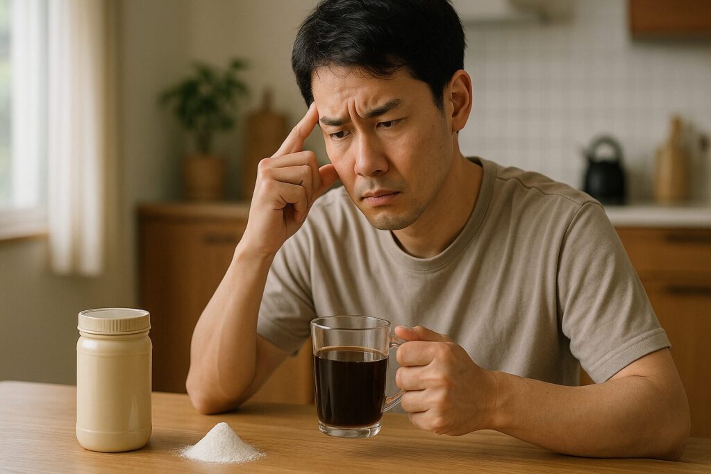 クリープ体に悪いを考える粉とコーヒー