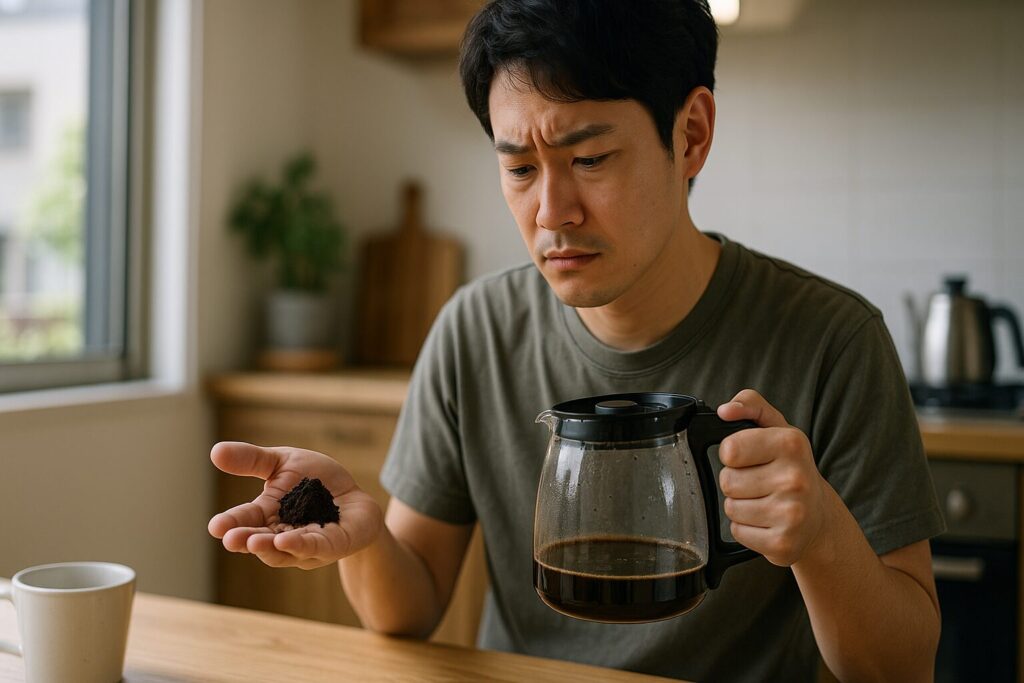 放置したコーヒー出がらしは体に悪い