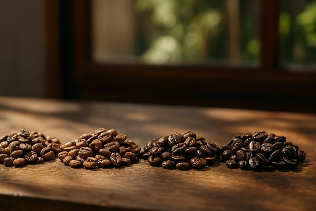 コーヒー豆の種類とランクの基本理解に役立つ参考イメージ