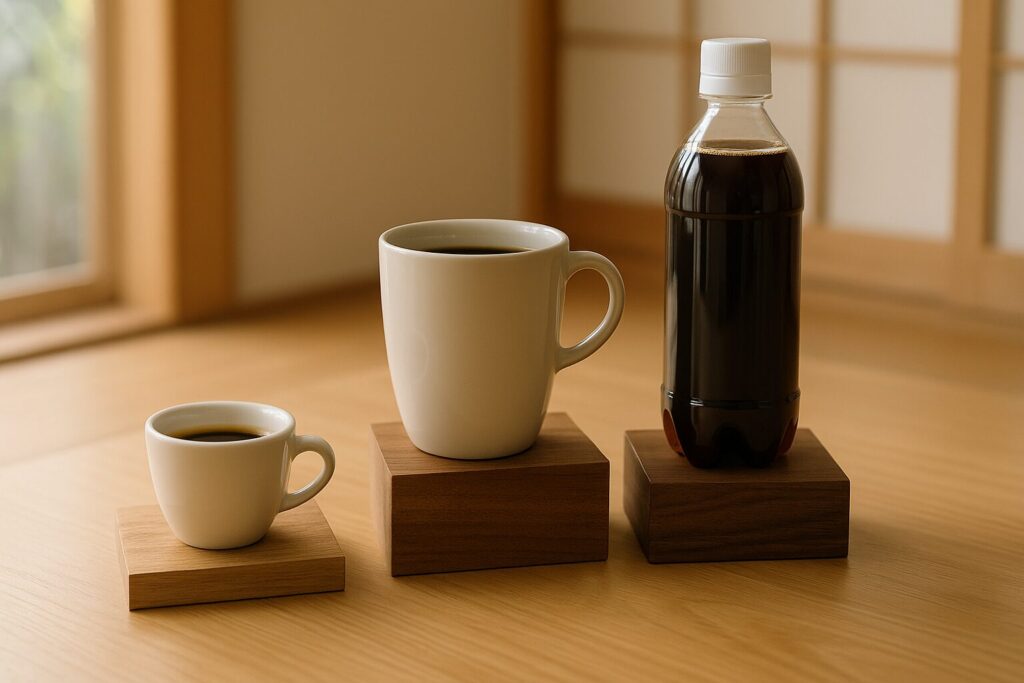 コーヒーカフェイン量ランキングの三杯