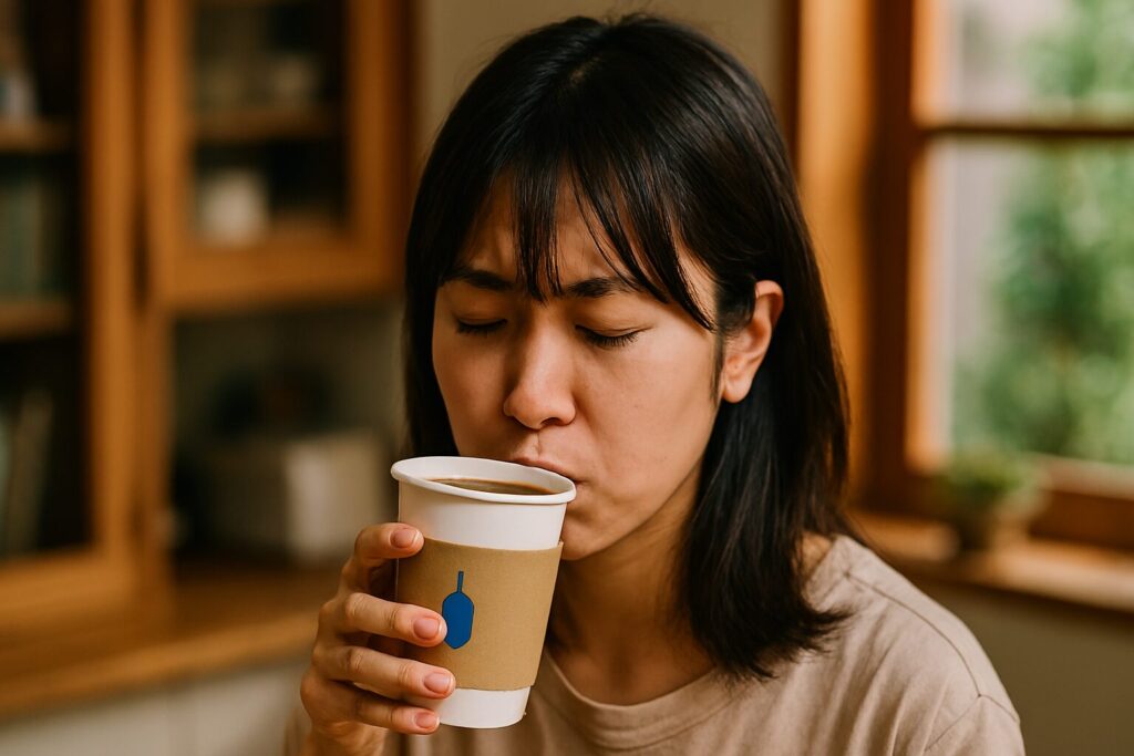 ブルーボトルコーヒーの店舗とブランドの特徴を示す店内風景