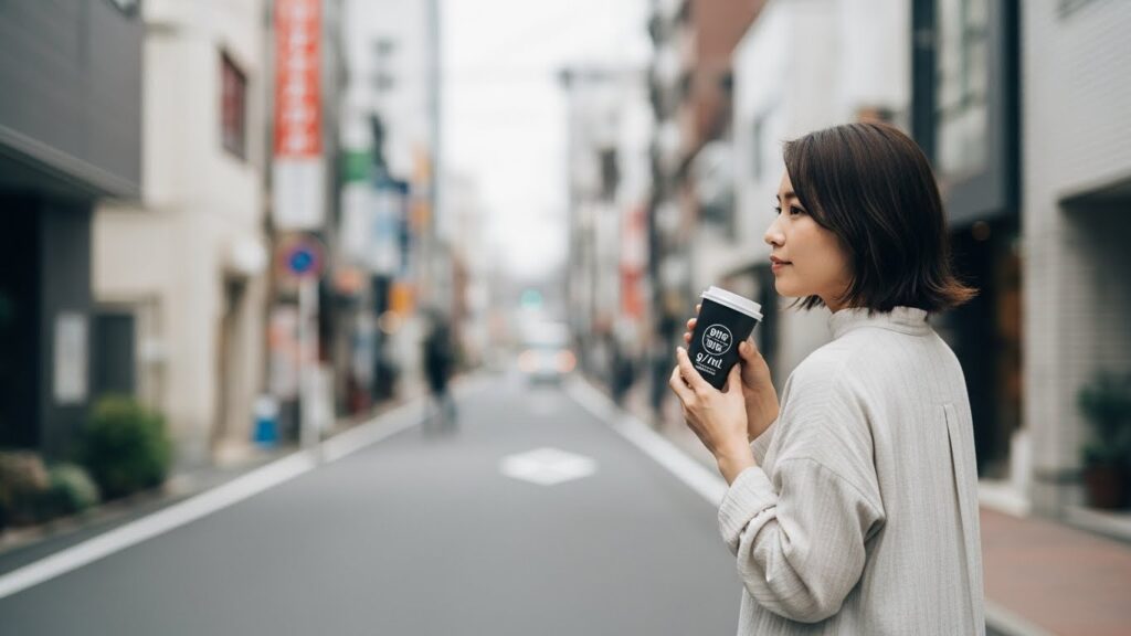 日本人女性がg/mlのコーヒー量を確認