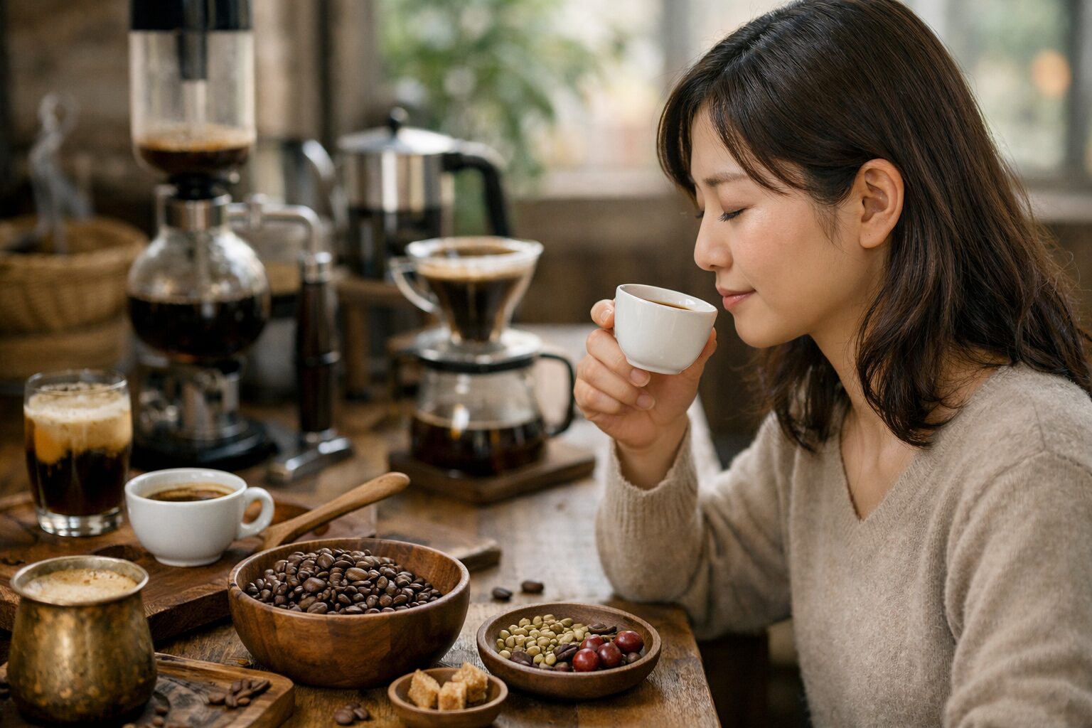 カペアラミドを示す日本人女性