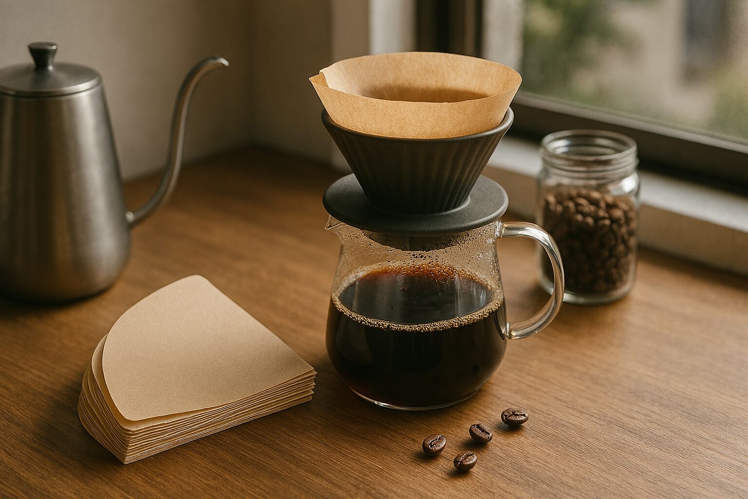 コーヒーフィルターのサイズ比較と選び方