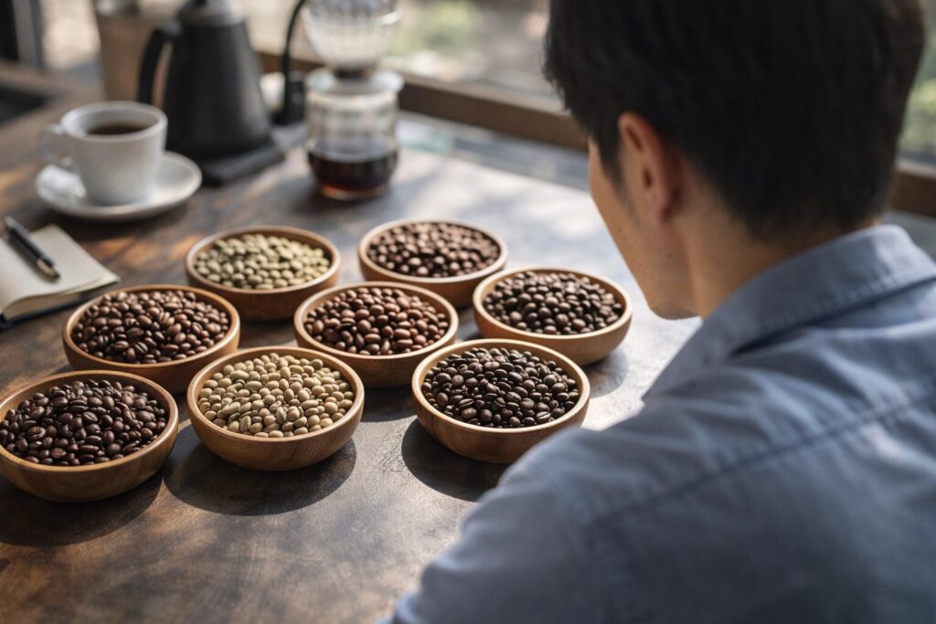 日本人男性が見るコーヒー品種一覧