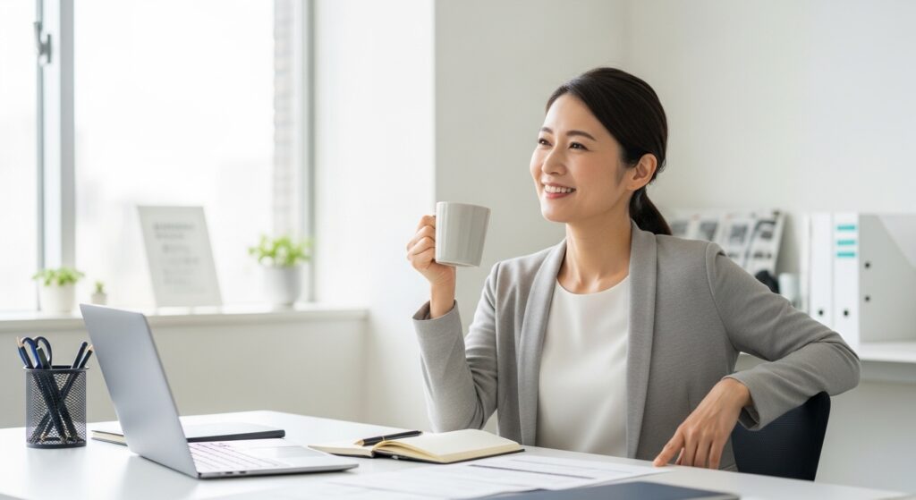 日本人女性がコーヒー資格の級別を学ぶ