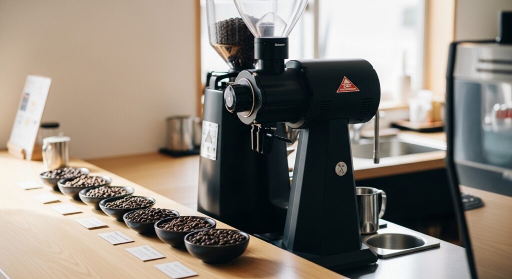 業務用コーヒーミルの刃種類比較