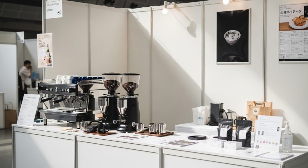 SCAJ会場の展示ブースと来場導線の様子