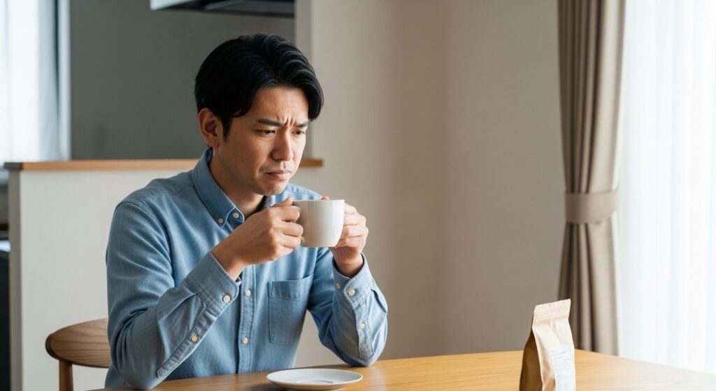 日本人男性が試す無印カフェインレスコーヒーの味