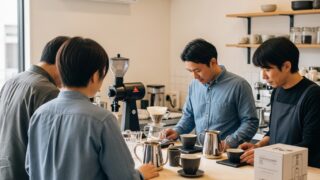 コンビニのコーヒー比較｜プロフィール：30〜50代の主婦・主夫向け。自宅でカフェのような一杯を楽しみたい初心者に向けて、コーヒーの基礎から丁寧に調査・解説するブログ。
