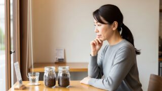 コンビニのコーヒー比較｜プロフィール：30〜50代の主婦・主夫向け。自宅でカフェのような一杯を楽しみたい初心者に向けて、コーヒーの基礎から丁寧に調査・解説するブログ。