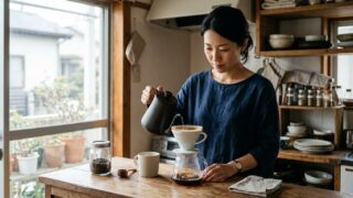 コンビニのコーヒー比較｜プロフィール：30〜50代の主婦・主夫向け。自宅でカフェのような一杯を楽しみたい初心者に向けて、コーヒーの基礎から丁寧に調査・解説するブログ。
