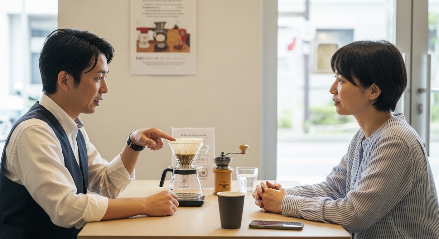 産地別コーヒー豆の比較を表すイメージ画像