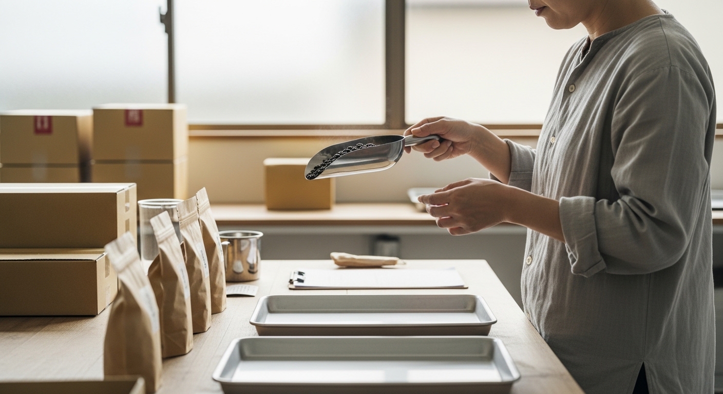 コーヒー副業の準備を表すイメージ画像