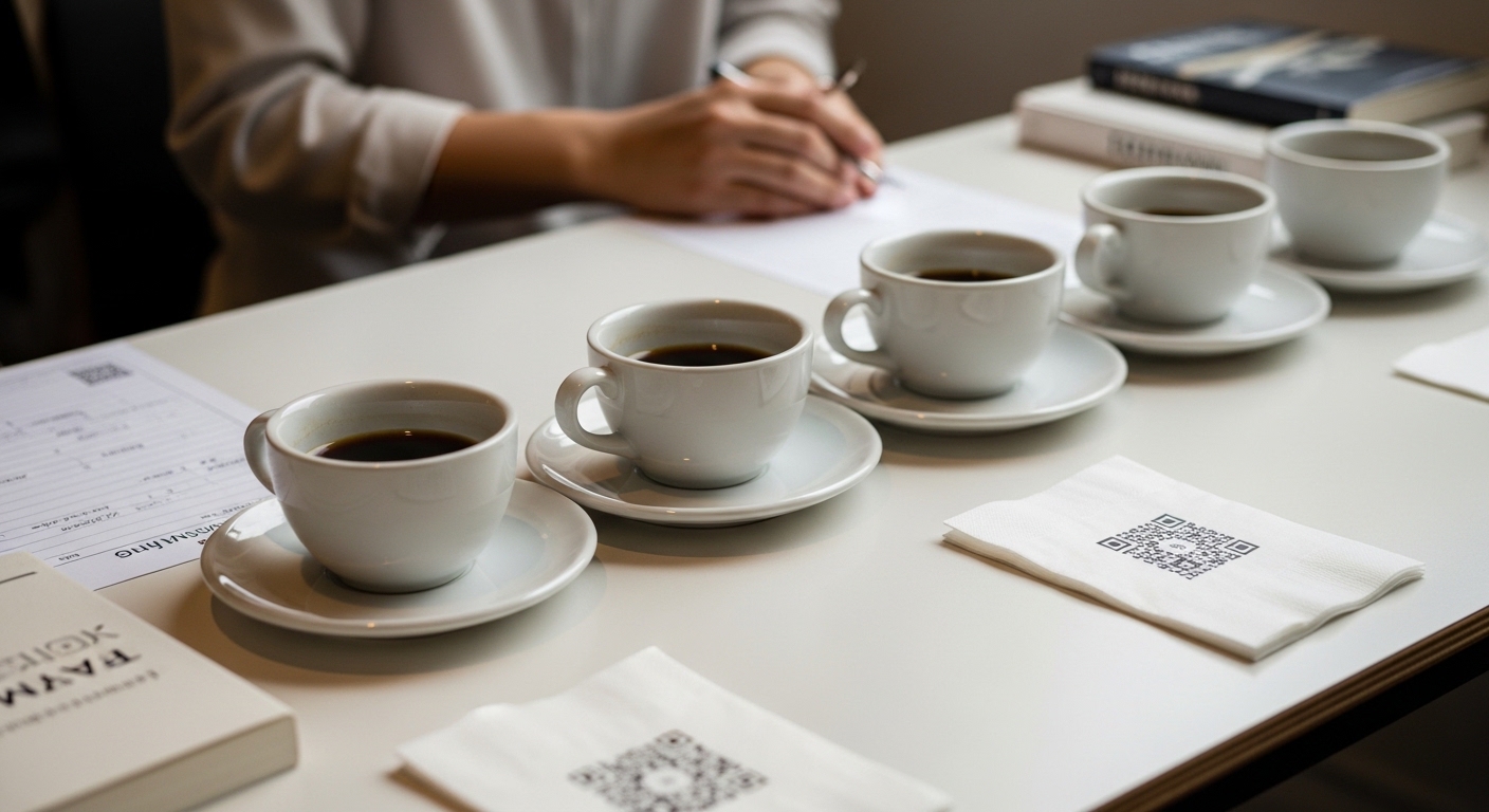 コーヒーミルクの粉は体に悪い?添加物とトランス脂肪酸の実態 17 焙煎度別のコーヒー豆比較を表すイメージ画像