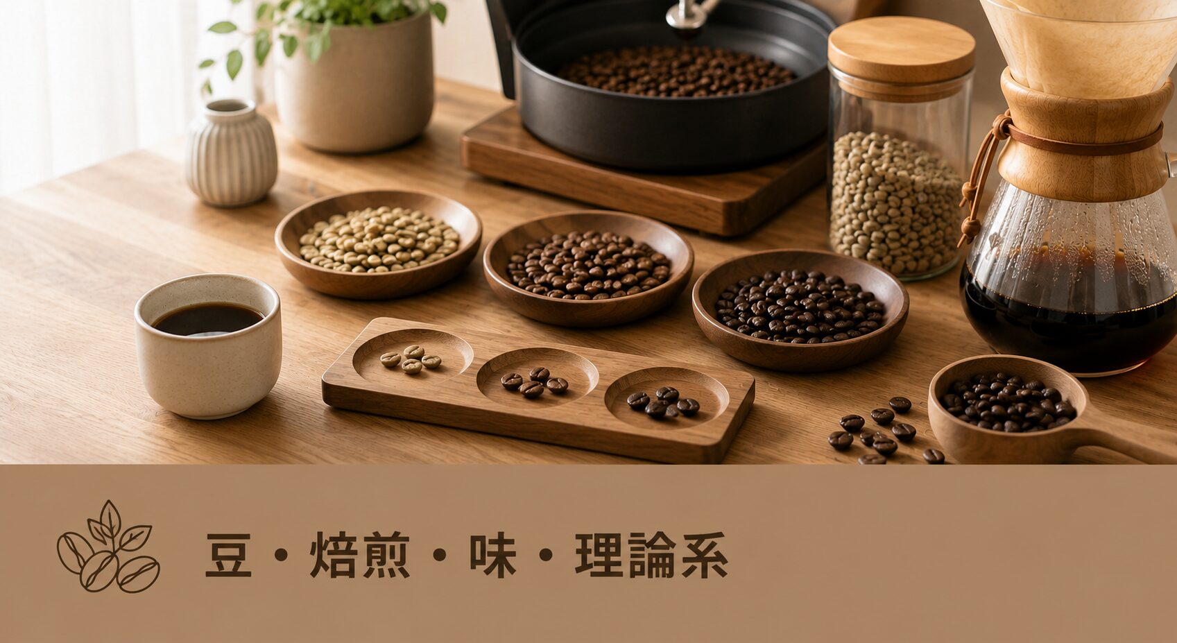 豆・焙煎・味・理論系