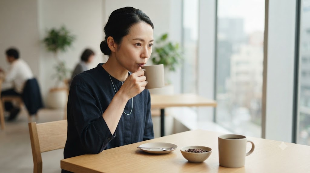 スタバのドリップコーヒーはまずい?苦味の正体が鍵だった 17 スタバのドリップコーヒーの苦味や風味の特徴を比較しながら味わいを考える様子を表すイメージ画像