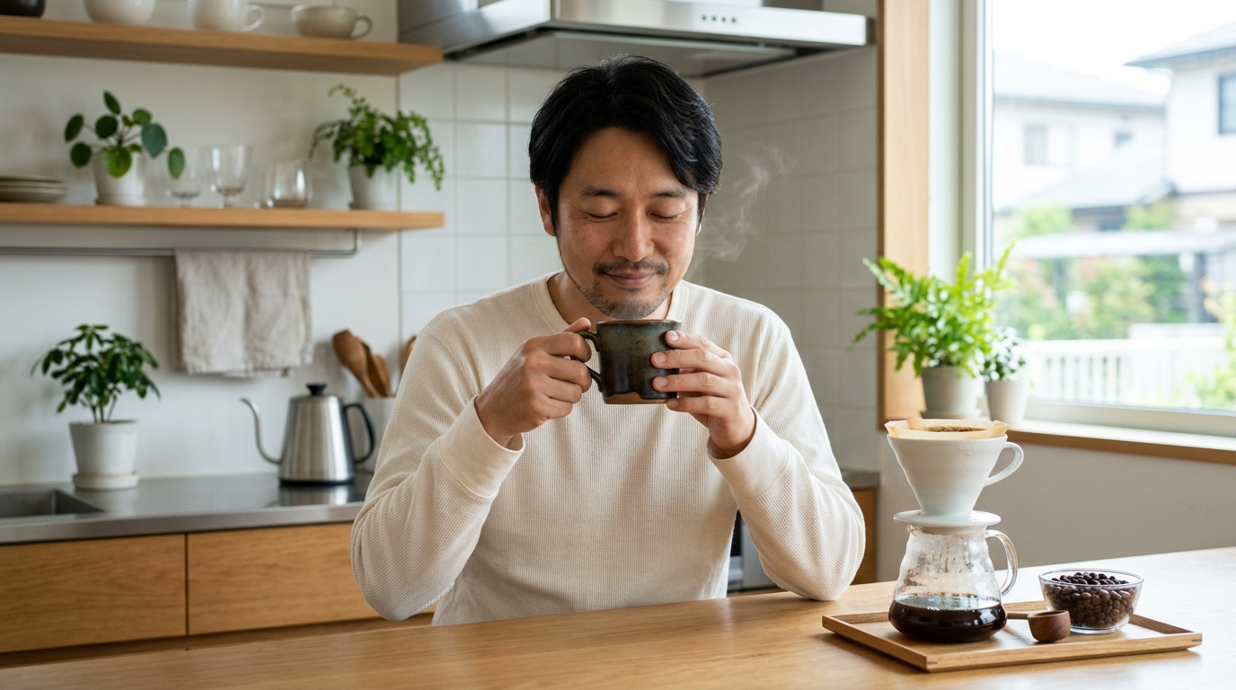 業務スーパーのコーヒー豆を表すイメージ画像