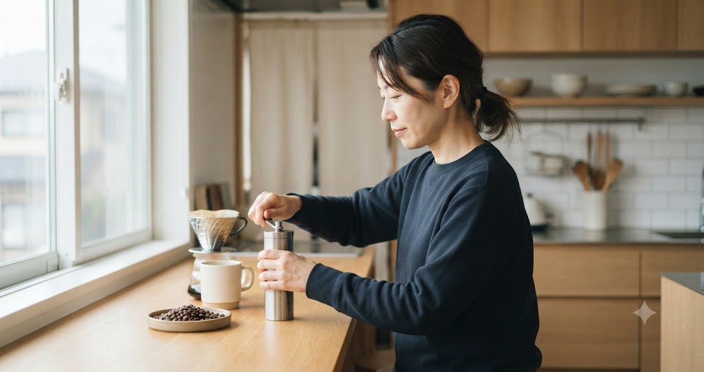 珈琲豆仕入れはどう選ぶ?条件の見落としで味が変わる 17 ハンドドリップ準備風景を表すイメージ画像