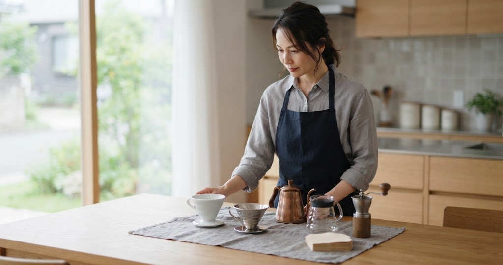 成城石井でMJBコーヒーを選ぶ様子を表すイメージ画像