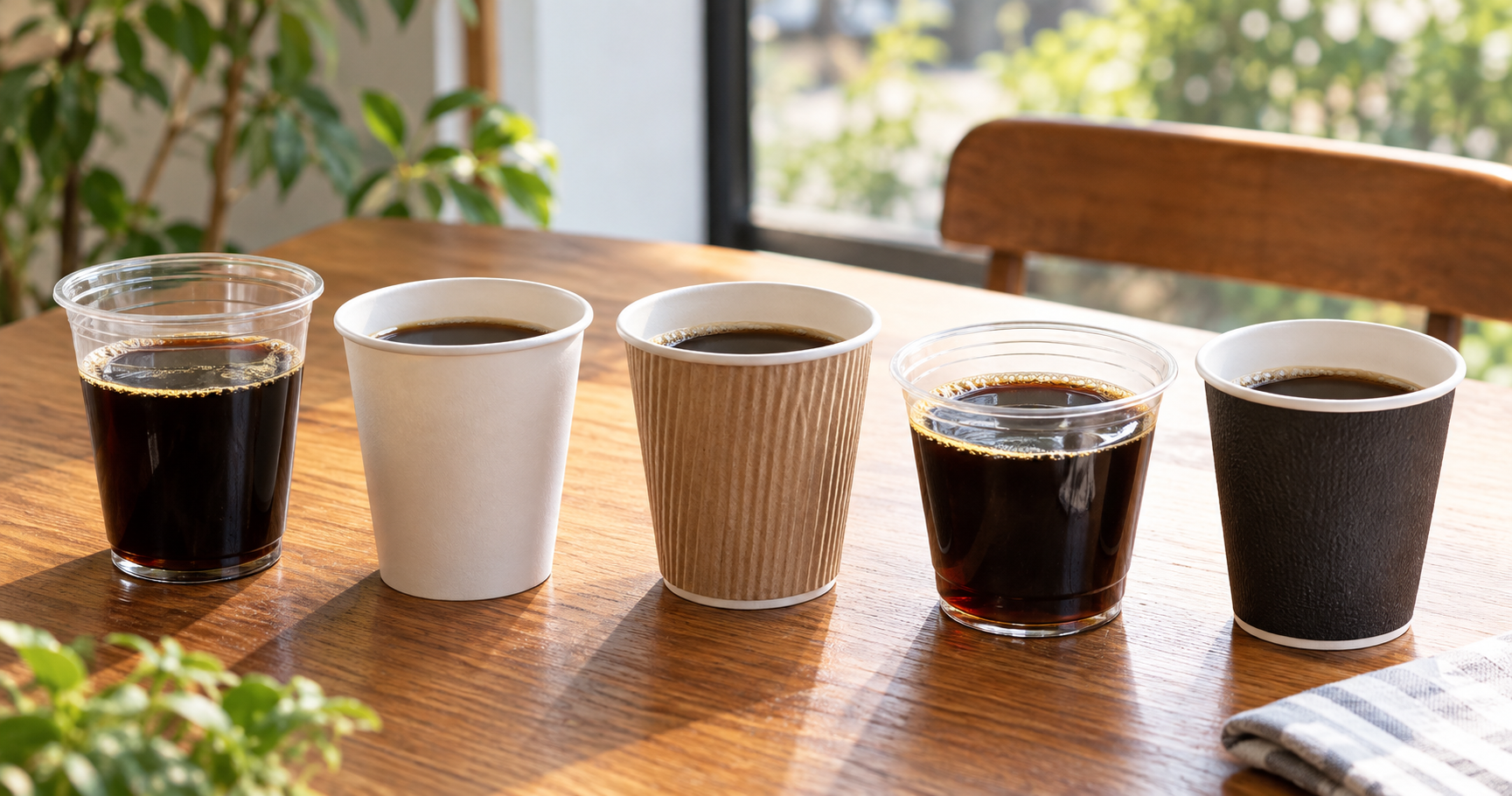 各社コーヒーの価格の違いを表すイメージ画像